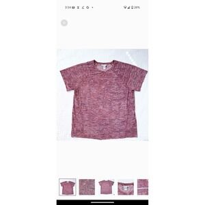 Athleta Ultimate Train Tee iActivated Mauve Pink Plus‎ Size 3X Top 657846